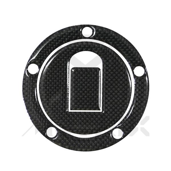 Fuel cap pad, real carbon fibre for KAWASAKI-5 holes