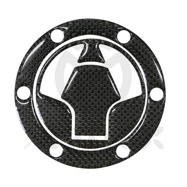 Fuel cap pad, real carbon fibre for KAWASAKI-6 holes