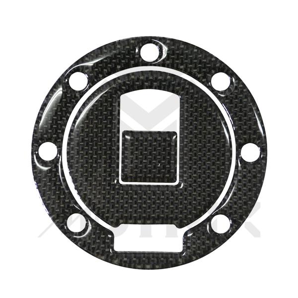 Fuel cap pad, real carbon fibre for YAMAHA-7 holes