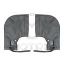 Handlebar muff with preformed brake reservoir opening