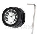 CNC alloy handlebar clock with bracket silver 7/8 inch and 1 inch