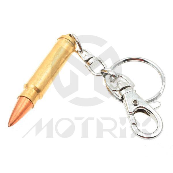 Gold bullet key ring