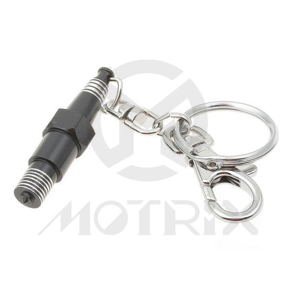 Spark plug key ring black