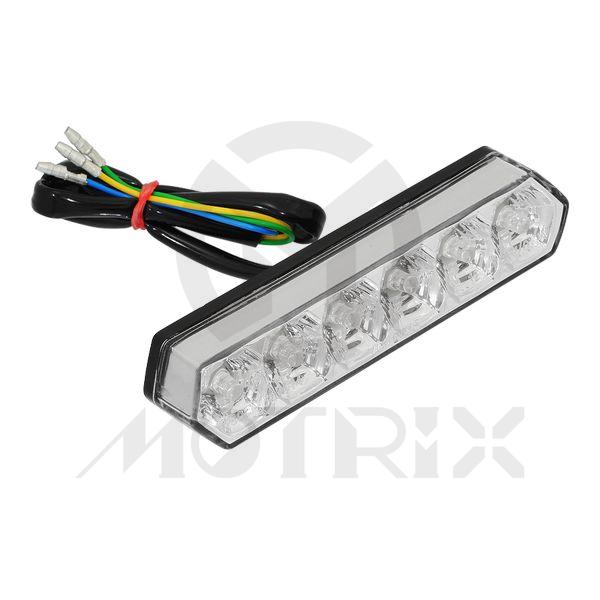 LED license light with E-MARK