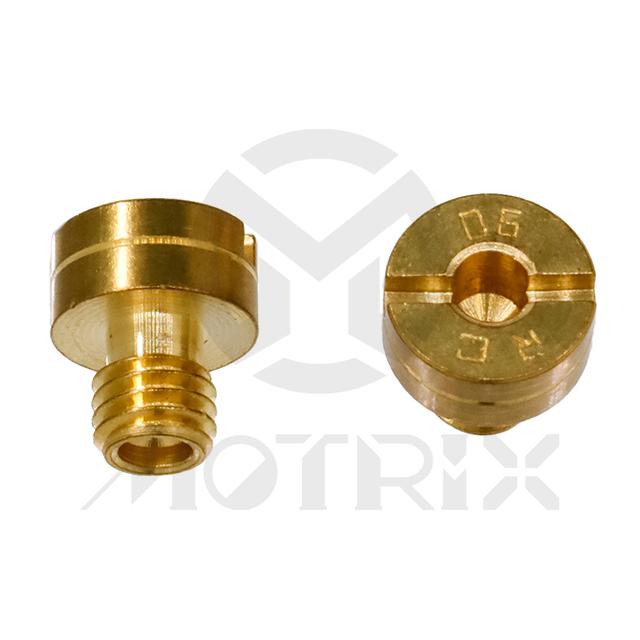 Carburetor jet, size: SJ90. MIKUNI slot head style