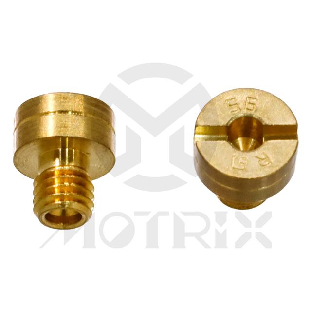 Carburetor jet, size: SJ95. MIKUNI slot head style