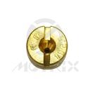 Carburetor jet, size: SJ102.5. MIKUNI slot head style