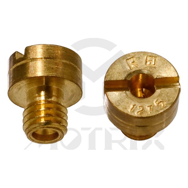 Carburetor jet, size: SJ127.5. MIKUNI slot head style