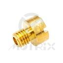 Carburetor jet, size: SJ130.0. MIKUNI slot head style