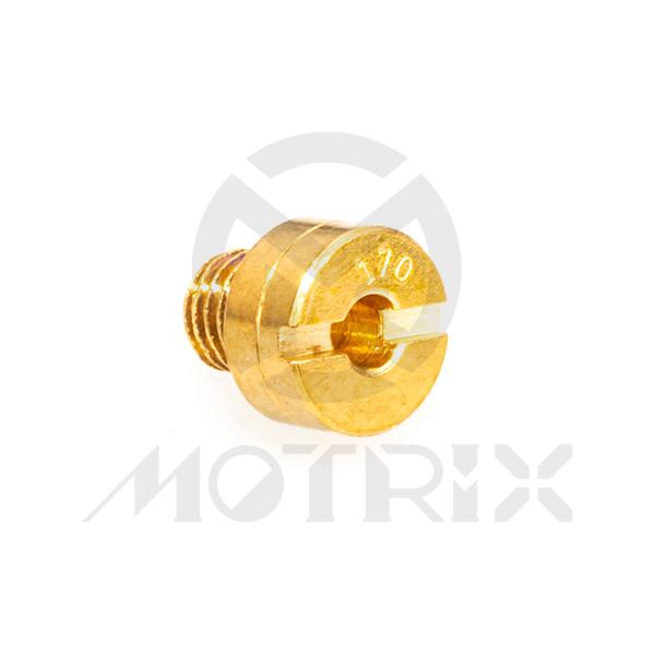 Carburetor jet, size: SJ170.0. MIKUNI slot head style