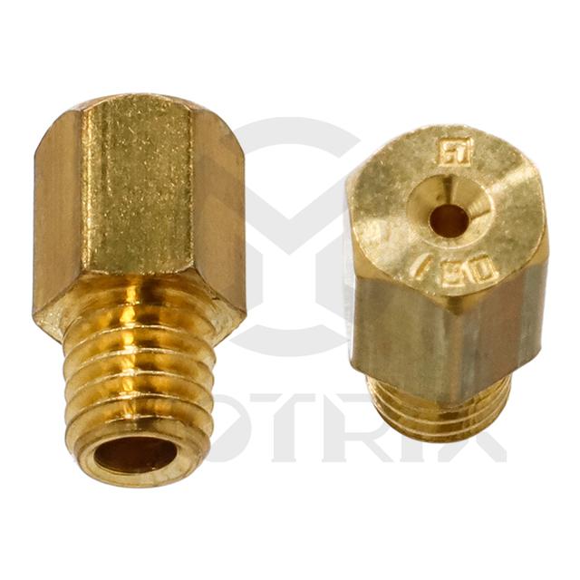 Carburetor jet, size: HJ180. MIKUNI hex head style