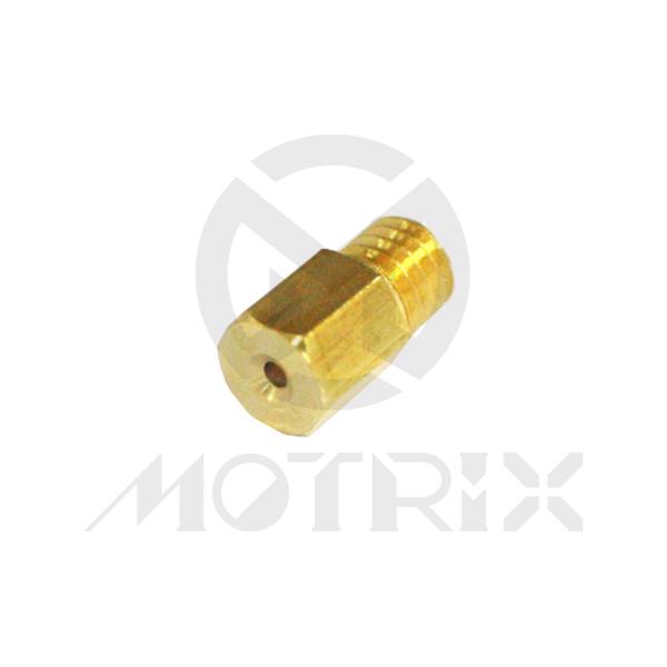 Carburetor jet, size: HJ250. MIKUNI hex head style
