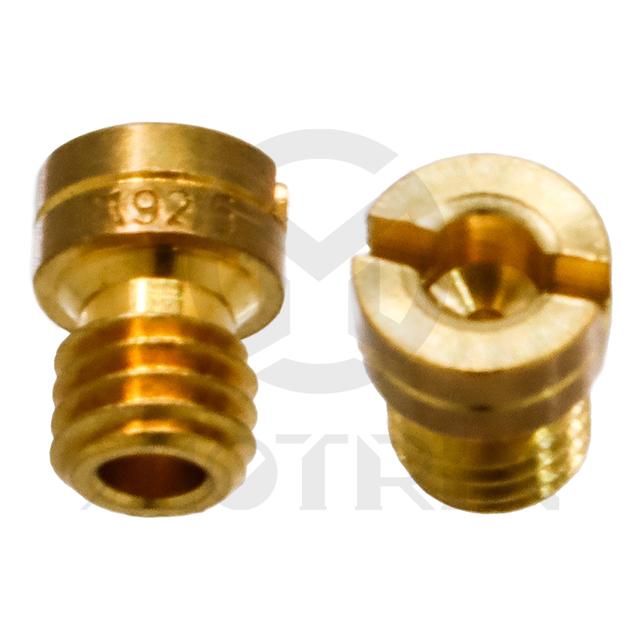 Carburetor jet, size: KJ92.5. KEIHIN slot head style