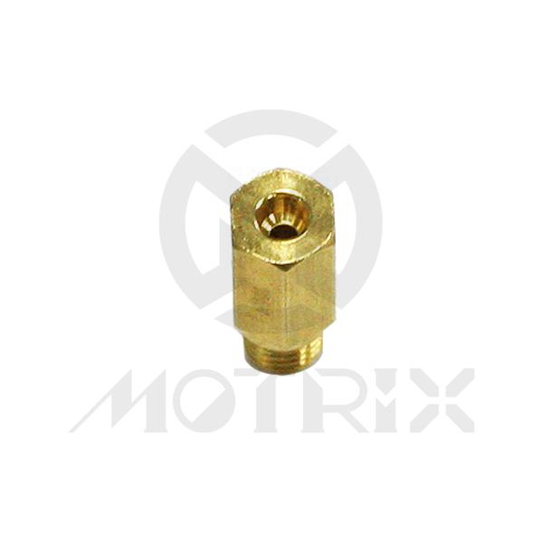 Carburetor jet, size: CR168. KEIHIN hex head style