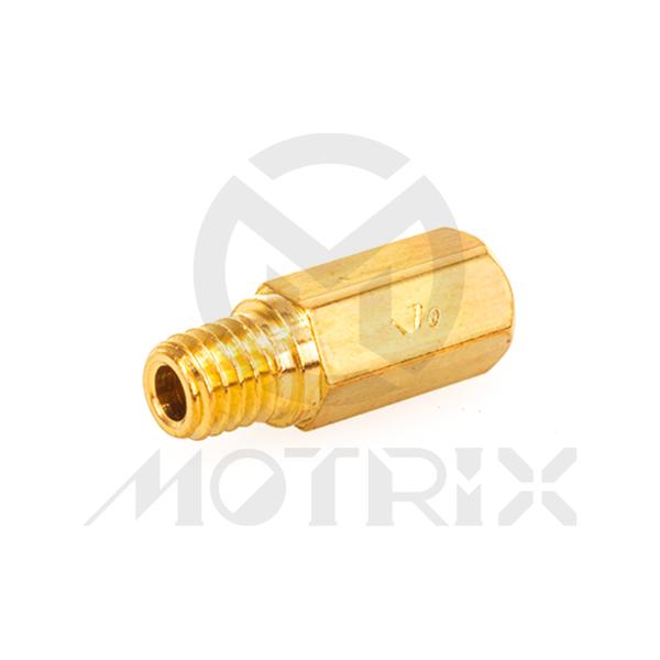Carburetor jet, size: CR170. KEIHIN hex head style