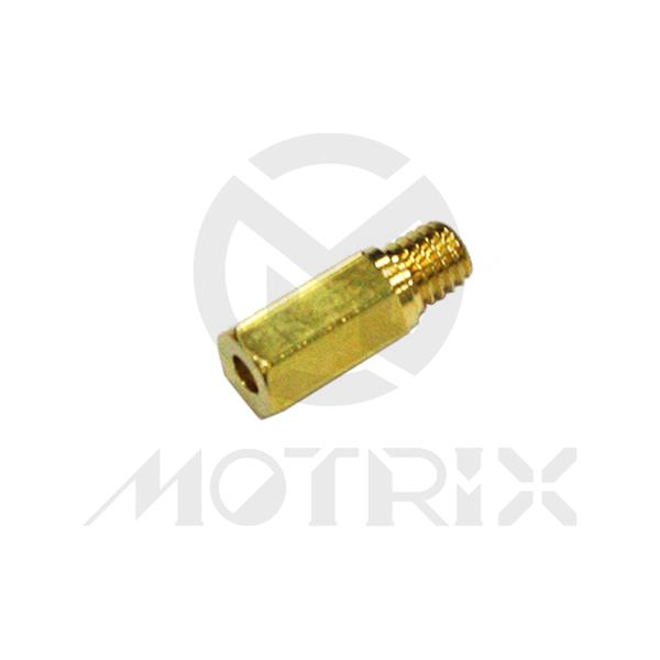 Carburetor jet, size: CR190. KEIHIN hex head style