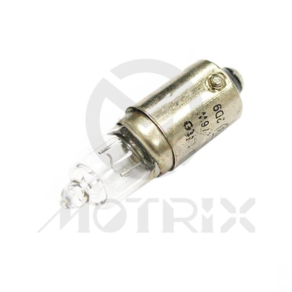 Halogen bulb BAX9S. 12V/6W (Short)