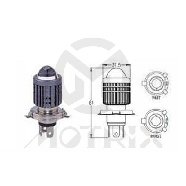 Bulbs H4 12-30V P43T 10/10W 6000K, white