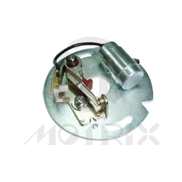 Ignition plate(contact point(S10) & condenser(TS530) + base) for HARLEY CAFE RACER XLCR, CLASSIC