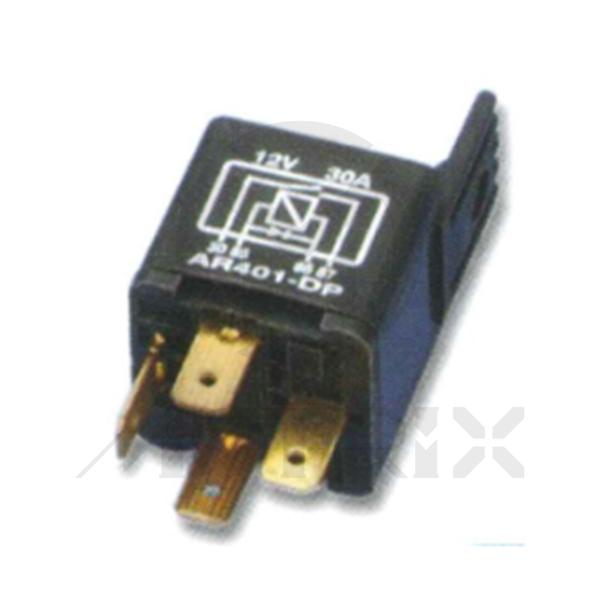 Relay with diode on, 12V 30A