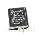 Flasher relay for LED winker square. 12V 10Wx2 / 2 pins