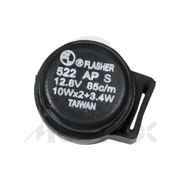 Flasher relay for LED indicator, 12V 10Wx2 / 2pins