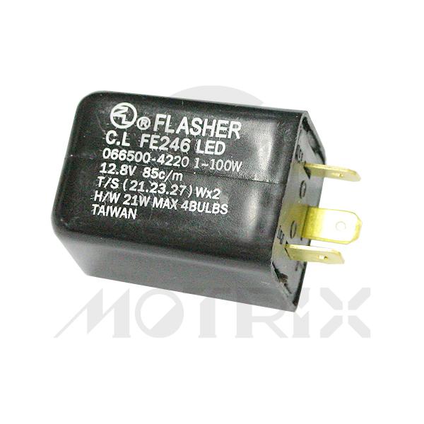 Universal flasher relay fit LED 1-100W