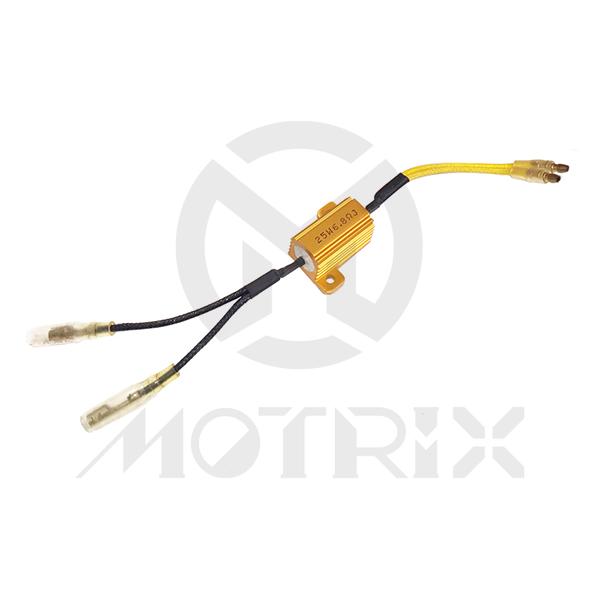 Winker resistor 25W 6.8 OHM with cables, gold
