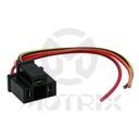 H4 headlamp 3pin female socket