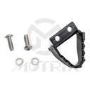 Black aluminum fixed replacement tip for brake pedal