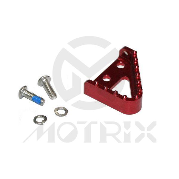 Black steel fixed replacement tip for brake pedal