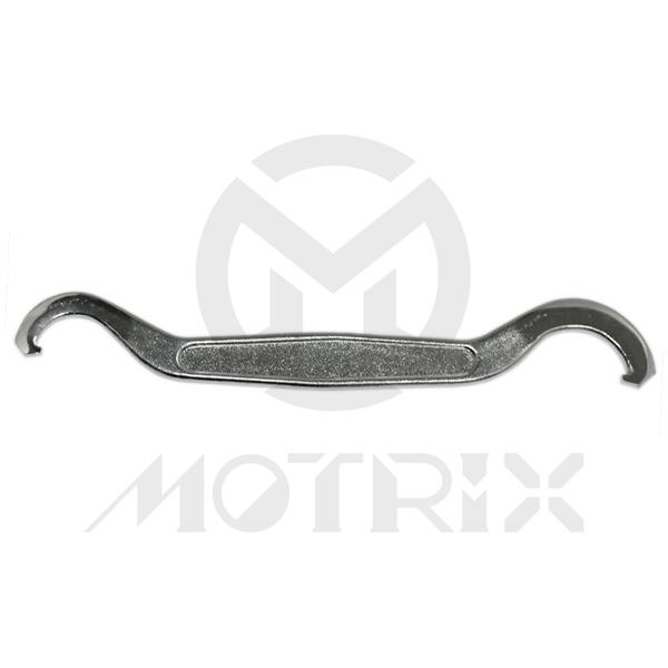 Steel double sided c spanner tool made of heat treated , finished: nickel