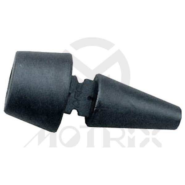Exhaust plugs two in one fits 2 & 4 strokes.
