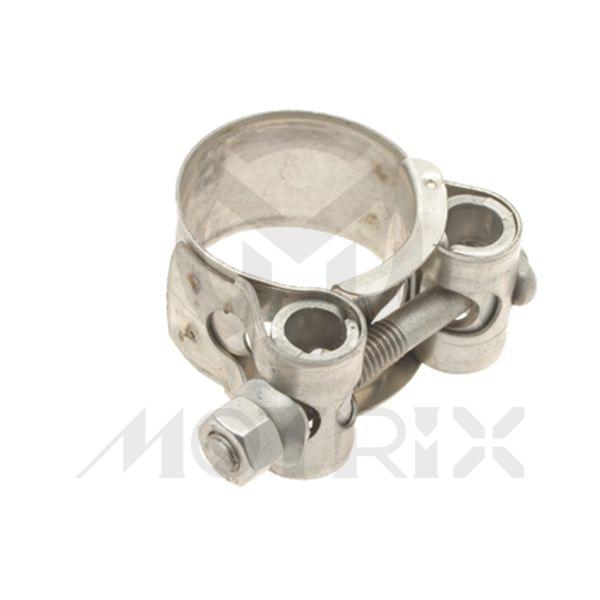 Heavy duty exhaust clamp, stainless