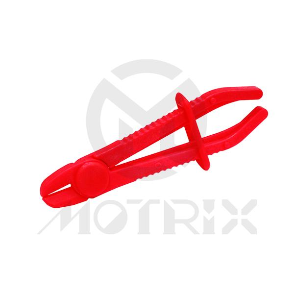 Fuel line clamp, pink