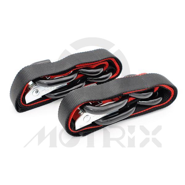 1'' Cambuckle tie down with soft end and S hook x 2PCS. With coating