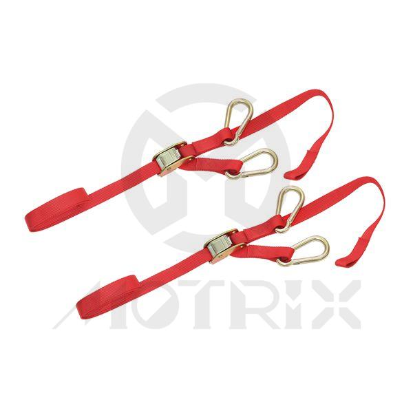 Tie downs , 1”x6ft cam buckle heavy duty tie down with soft end with 1” calabash hook*2pcs