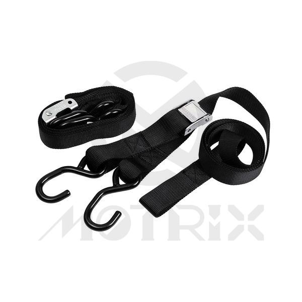 1.5 inch x 180cm camlock tiedown black
