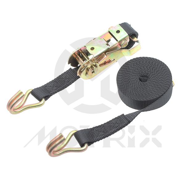 Ratchet tie down with double J hook(2PCS)