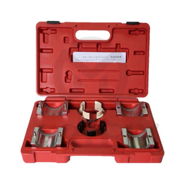 Motorcycle fork seal driver for 30-45 mm & 46-54 mm kits.