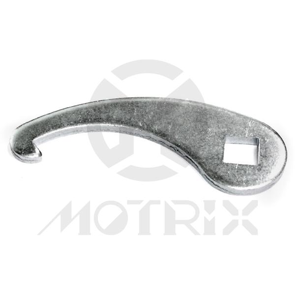C spanner fits 3/8" drive socket set wrench or ratchet for the most common size of rear suspension unit