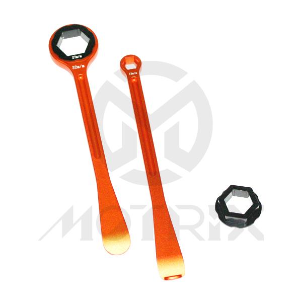 Tyre lever set AL-7075 32mm, 27m, 22m, 10/13mm for European bike