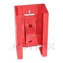 Magnetic glove dispenser, with 4 powerful rubber-covered magnets