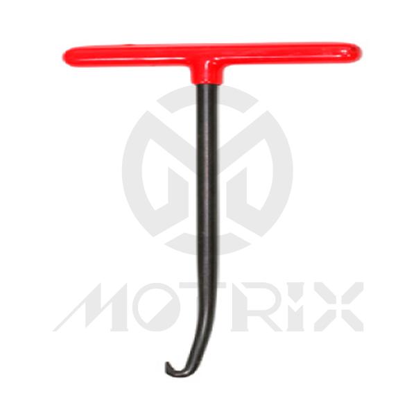 Spring hook tool with PE coating