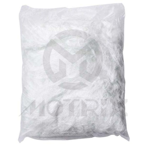 Muffler fluff fiberglass