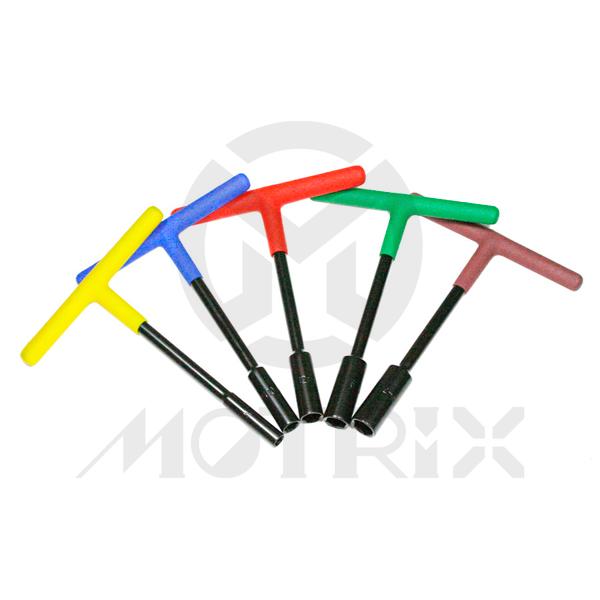 5pcs t-bar socket set, body black with cover