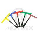 5pcs t-bar socket set, body black with cover