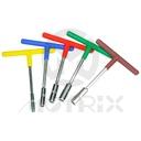 5pcs t-bar socket set, body silver with cover