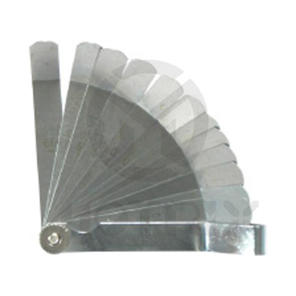 12pc thickness gauge 0.008 inch/0.203mm,0.010 inch/0.254mm,0.012 inch/0.305mm,0.013 inch/0.330mm,0.014 inch/0.356mm,0.015 inch/0.381mm,0.016 inch/0.406mm,0.018 inch/0.457mm,0.019 inch/0.483mm,0.020 inch/0.508mm,0.025 inch/0.635mm,0.026 inch/0.660mm
