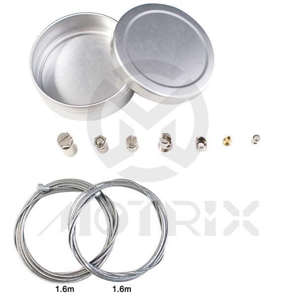 Cable repair kit with box, 1.6m cables with 7 pieces of components